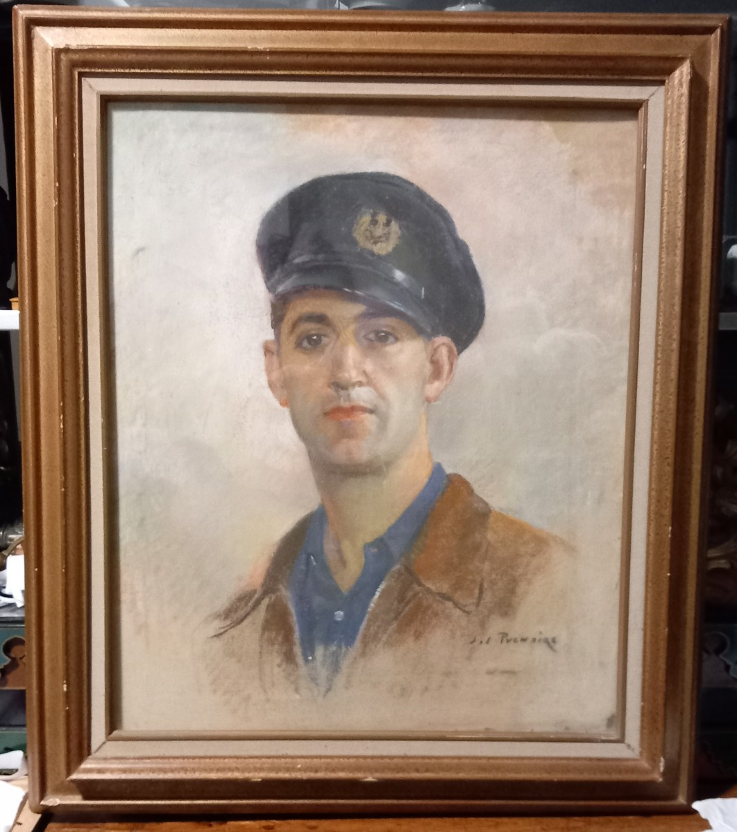 Portrait d'un Militaire, Aviateur, Marin ou Autre XXe Siècle PUGNAIRE Jean Joseph (1882-1966)-photo-2