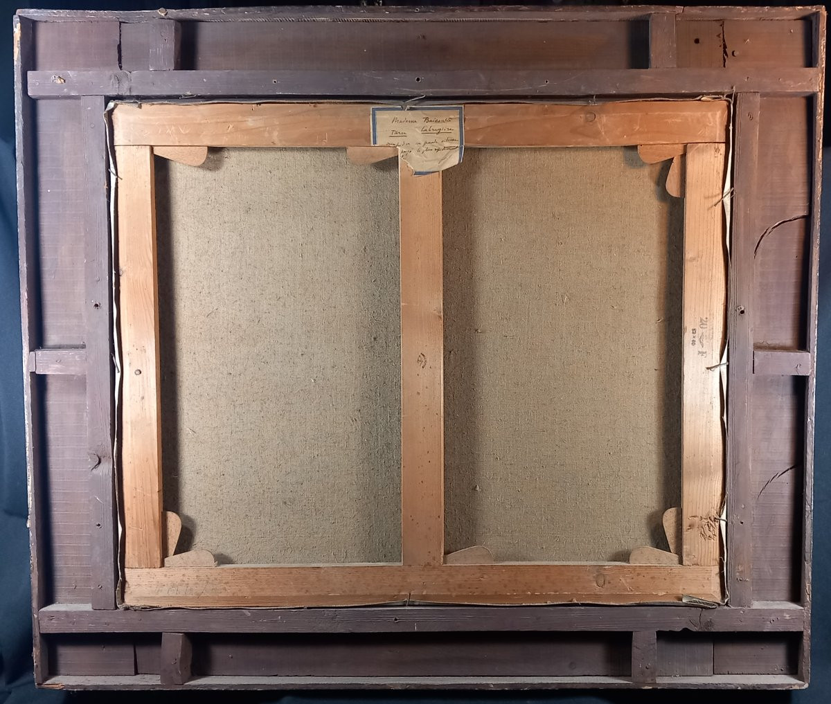 Rose DUJARDIN-BEAUMETZ "Le Port des Sables d'Olonne" Huile sur Toile Vendée Marine -photo-2