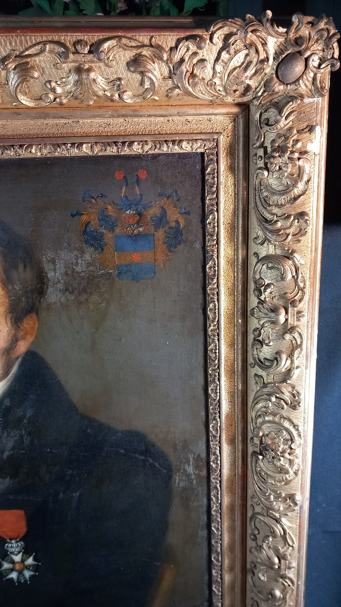 Portrait Of An Industrialist From The Ruf (ruef) Von Hauzendorf Family, Recipient Of The Legion Of Honour And Medals-photo-3