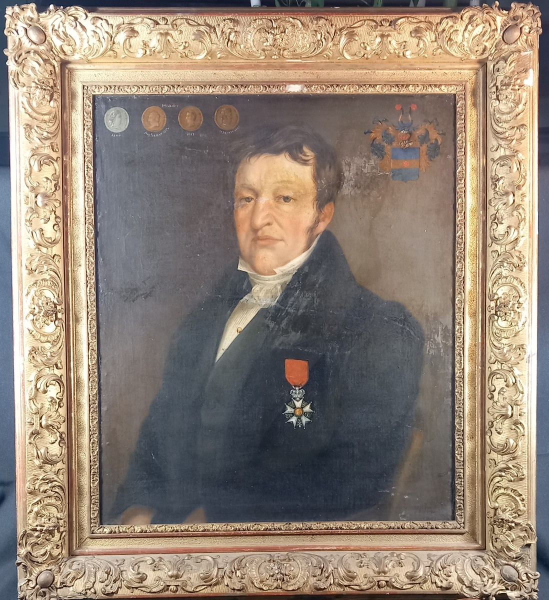 Portrait Of An Industrialist From The Ruf (ruef) Von Hauzendorf Family, Recipient Of The Legion Of Honour And Medals