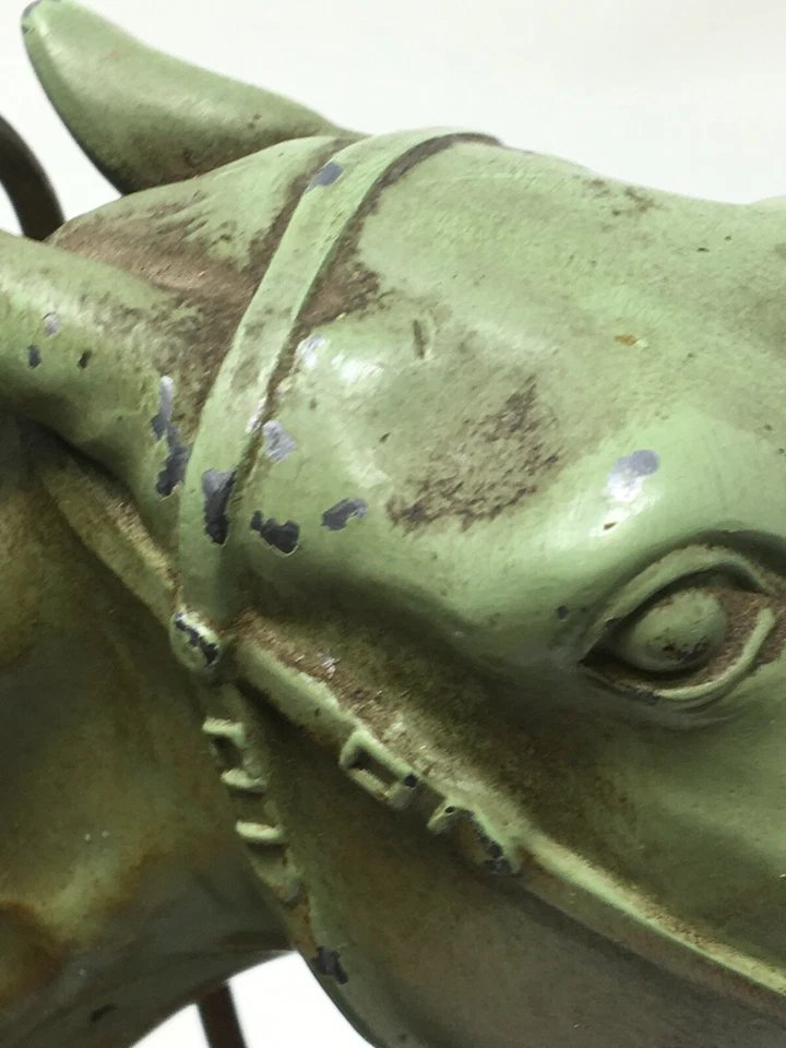 Paire de Serre Livres Art Deco Régule et Marbre Chevaux Equitation Courses Cheval -photo-2