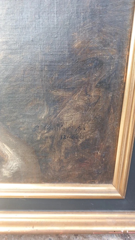 Peter Paul Rubens (after) 1806 Christ On The Cross 19th Century Oil On Canvas -photo-3