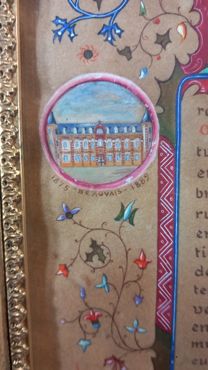 Canon d'Autel Enluminure Parchemin XXe V.Cupini Susa Allex Murinais Beauvais-photo-8