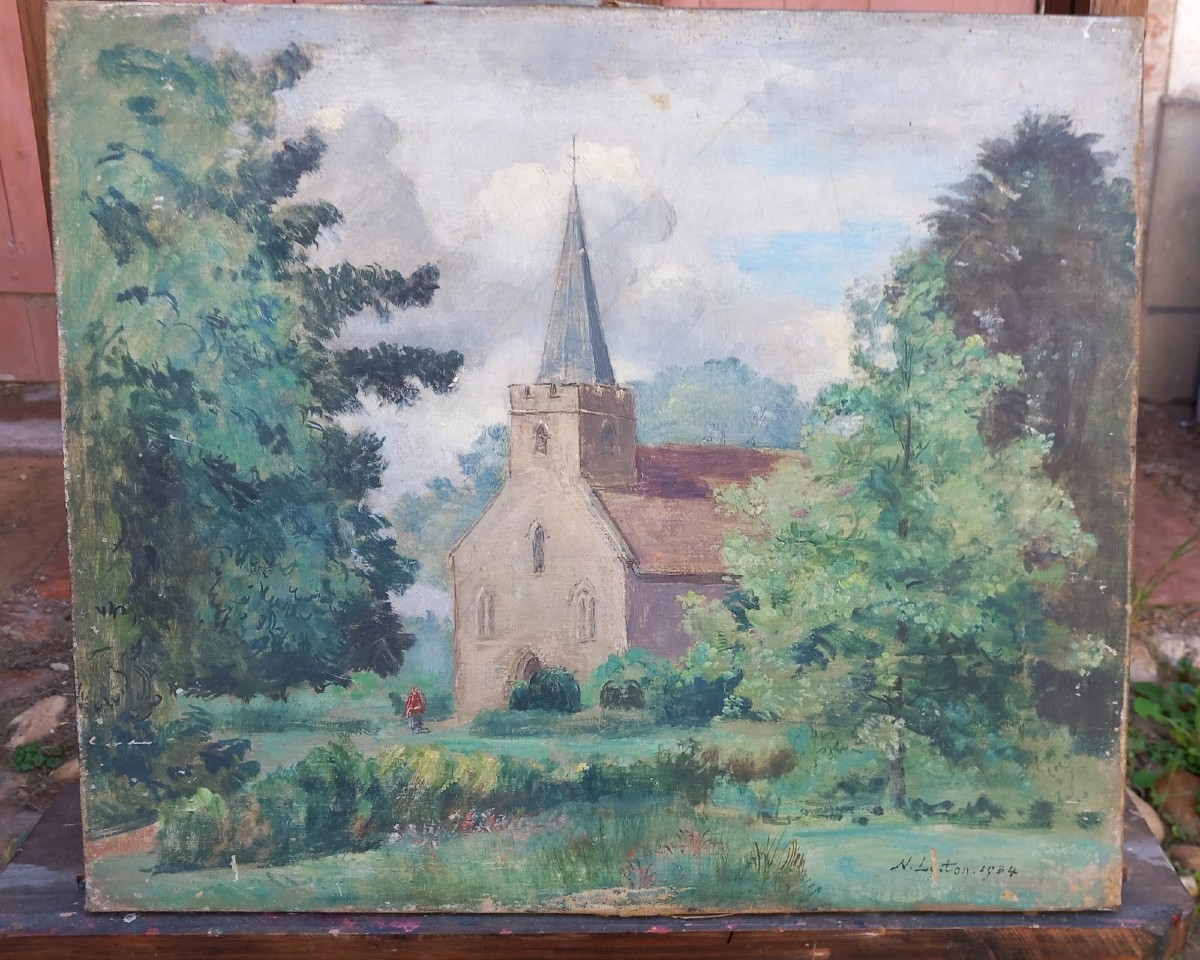 Jane Austen's Neville Stephen Lytton Church In Steventon (hampshire)