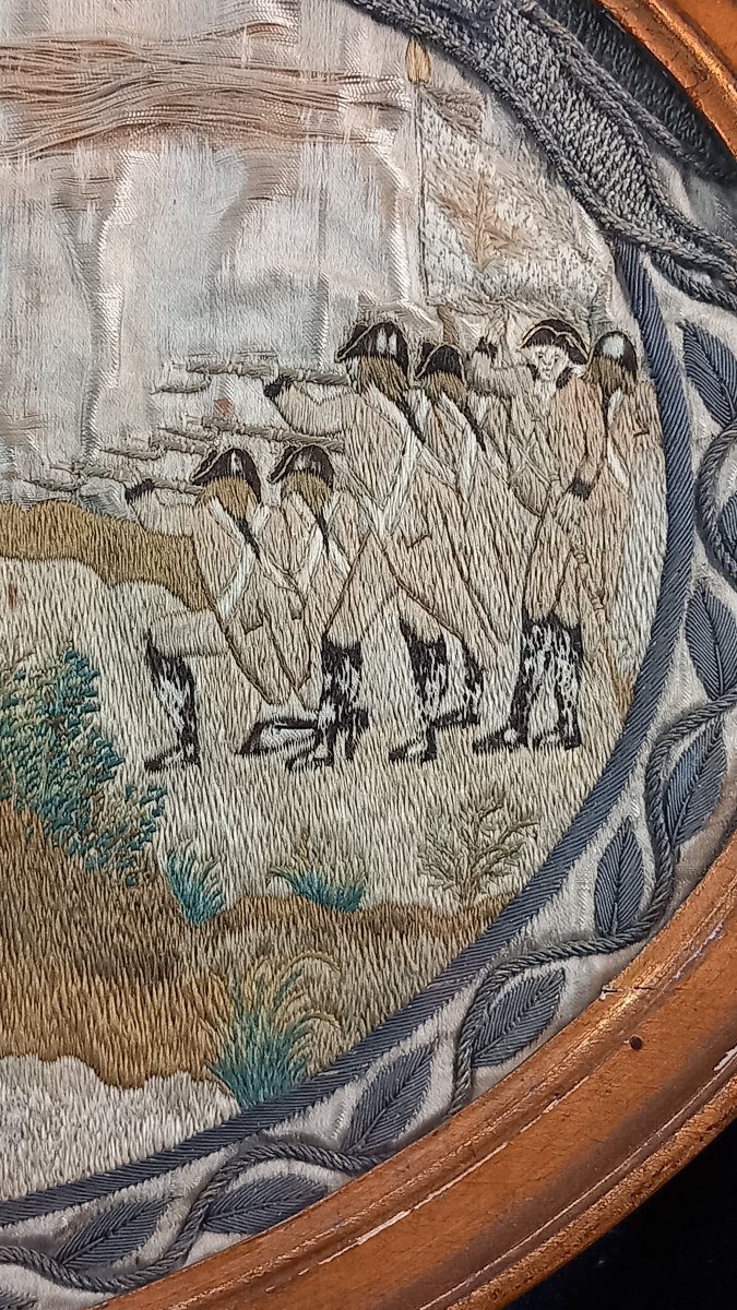 Late 18th-century Embroidery; Spanish War; Bonaparte Empire; Napoleon; Guipúzcoa; Basque Country; 1794; Irun-photo-1