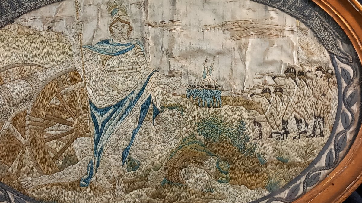 Late 18th-century Embroidery; Spanish War; Bonaparte Empire; Napoleon; Guipúzcoa; Basque Country; 1794; Irun-photo-2