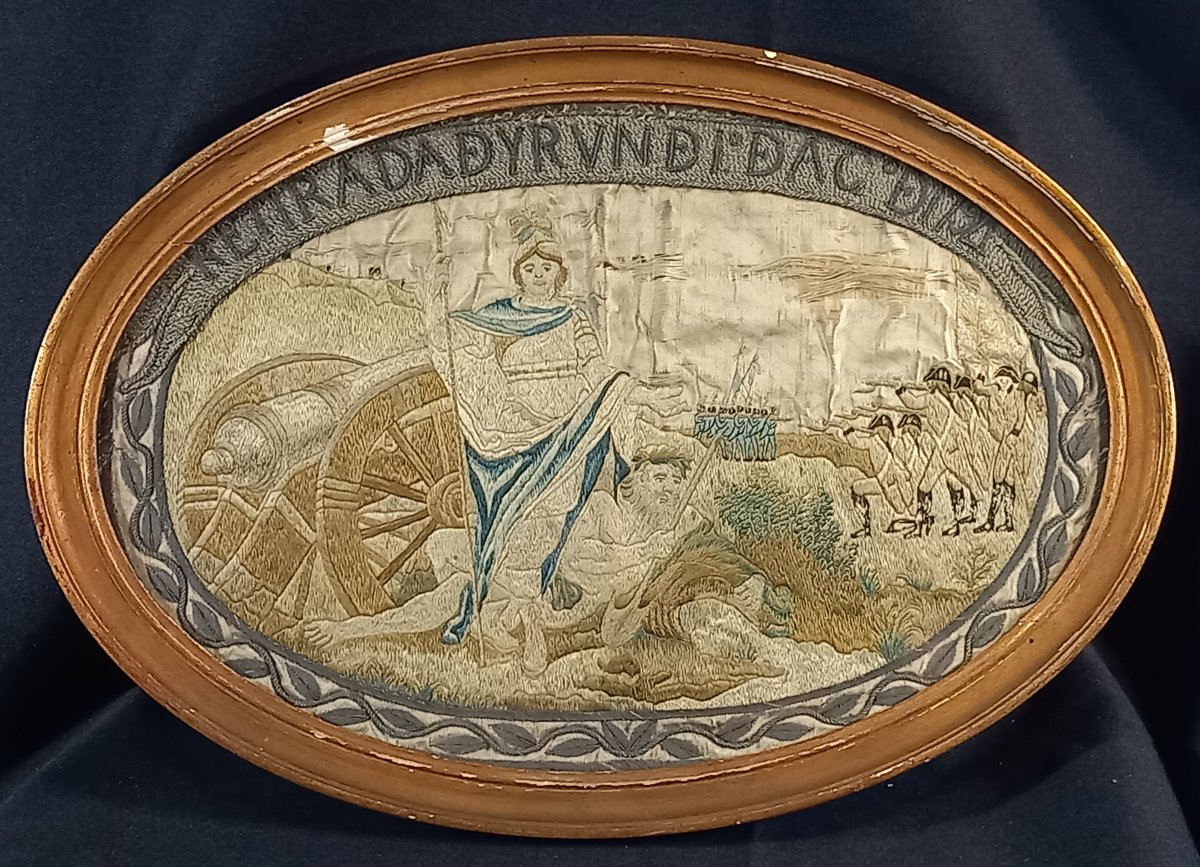 Late 18th-century Embroidery; Spanish War; Bonaparte Empire; Napoleon; Guipúzcoa; Basque Country; 1794; Irun