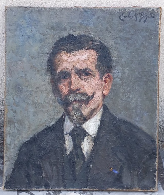 C.H.Bizard Portrait d'un chevalier de l'ordre du Merite, vers 1900