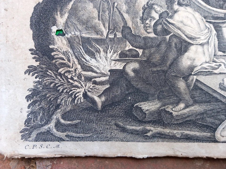 Bataille de la Montagne Blanche à Prague 1620 Tchéquie Grande Gravure XVIIe siècle-photo-1