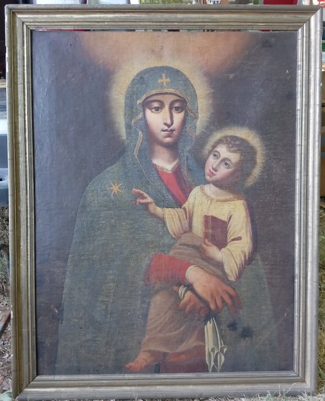 Salus populi romani  « Sauvegarde du peuple romain » Huile sur Toile XVIIIe siècle