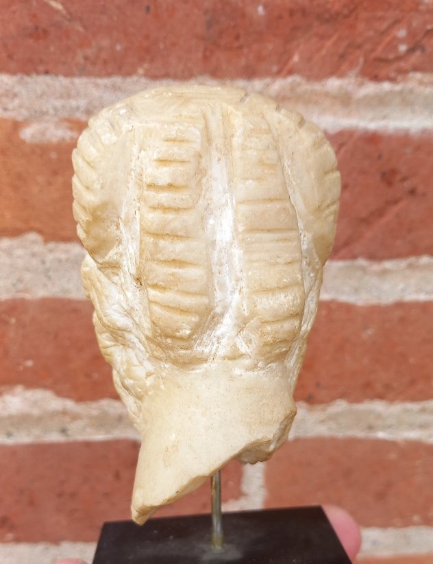 Petite Tête d'Homme en Marbre Production ostrogothique IVe–VIe siècle après J.-C.-photo-1