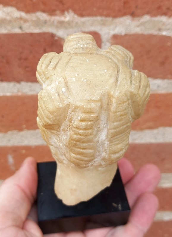 Petite Tête d'Homme en Marbre Production ostrogothique IVe–VIe siècle après J.-C.-photo-2