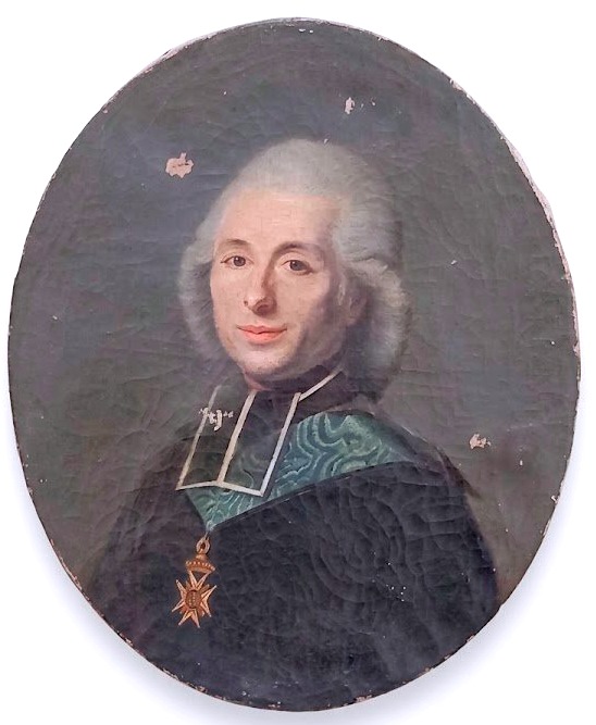 Portrait de Louis de VILLENEUVE BARGEMON XVIIIe Chanoine Aix en Provence att. à Claude ARNULPHY