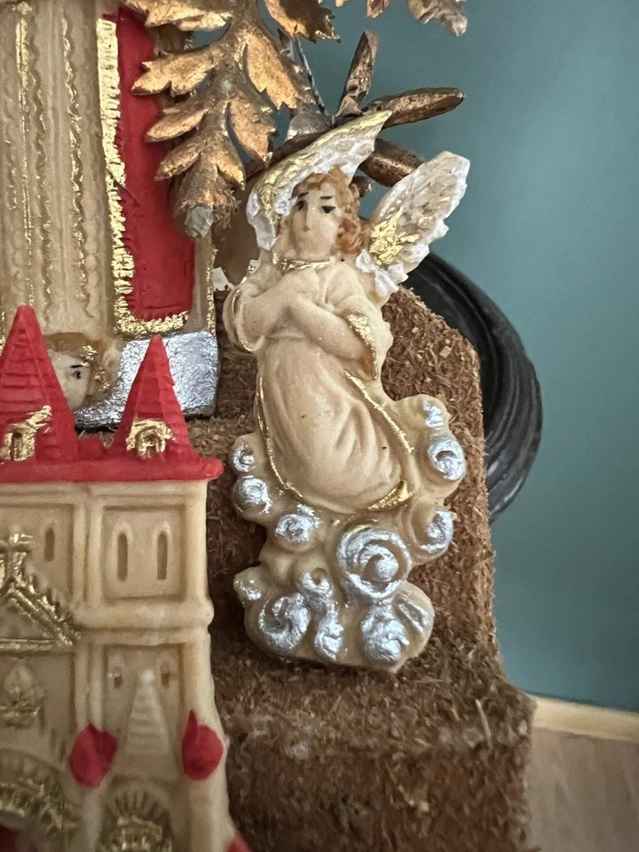 Virgin And Child In Salt Dough Under A Glass Dome—19th-century Folk Art From A Convent -photo-2