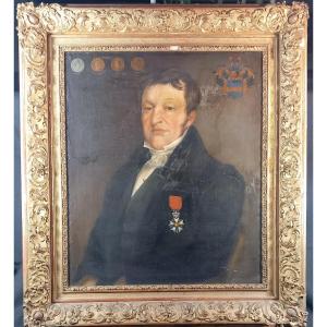 Portrait d'un Industriel de la famille Ruf (Ruef) von Hauzendorf  Légion d'Honneur et Médailles