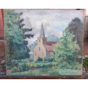 Neville Stephen Lytton Eglise de Steventon (Hampshire) chez Jane Austen 