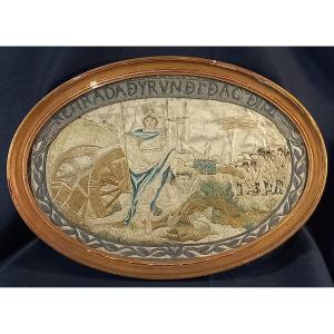 Late 18th-century Embroidery; Spanish War; Bonaparte Empire; Napoleon; Guipúzcoa; Basque Country; 1794; Irun