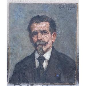 C.H.Bizard Portrait d'un chevalier de l'ordre du Merite, vers 1900