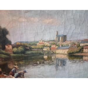 Jan Jacob Lodewijk Ten Kate *the Lavender Pickers On The Banks Of The Vienne River In Limoges*, 1917