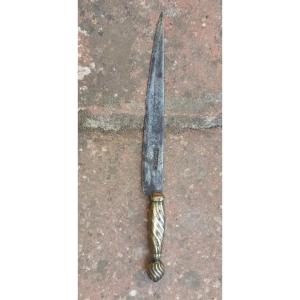 18th-century Hunting Knife Or Dagger (louis XIV / Régence Period)