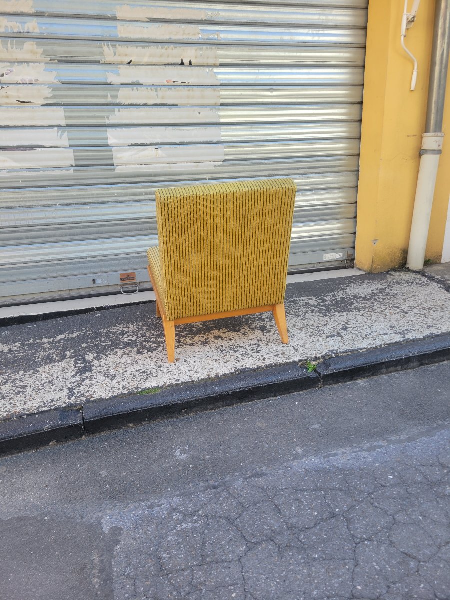 Slipper Chair By Jens Risom For Knoll, Circa 1950-photo-2