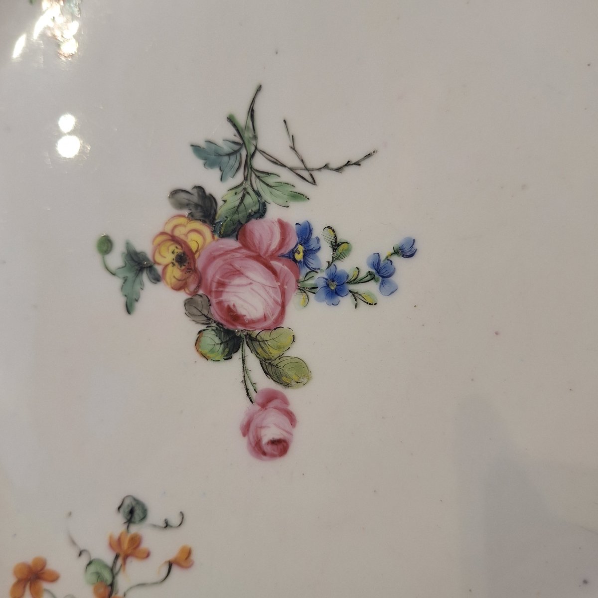 Sèvres — Assiette "feuille de chou", période révolutionnaire — vers 1790-photo-3