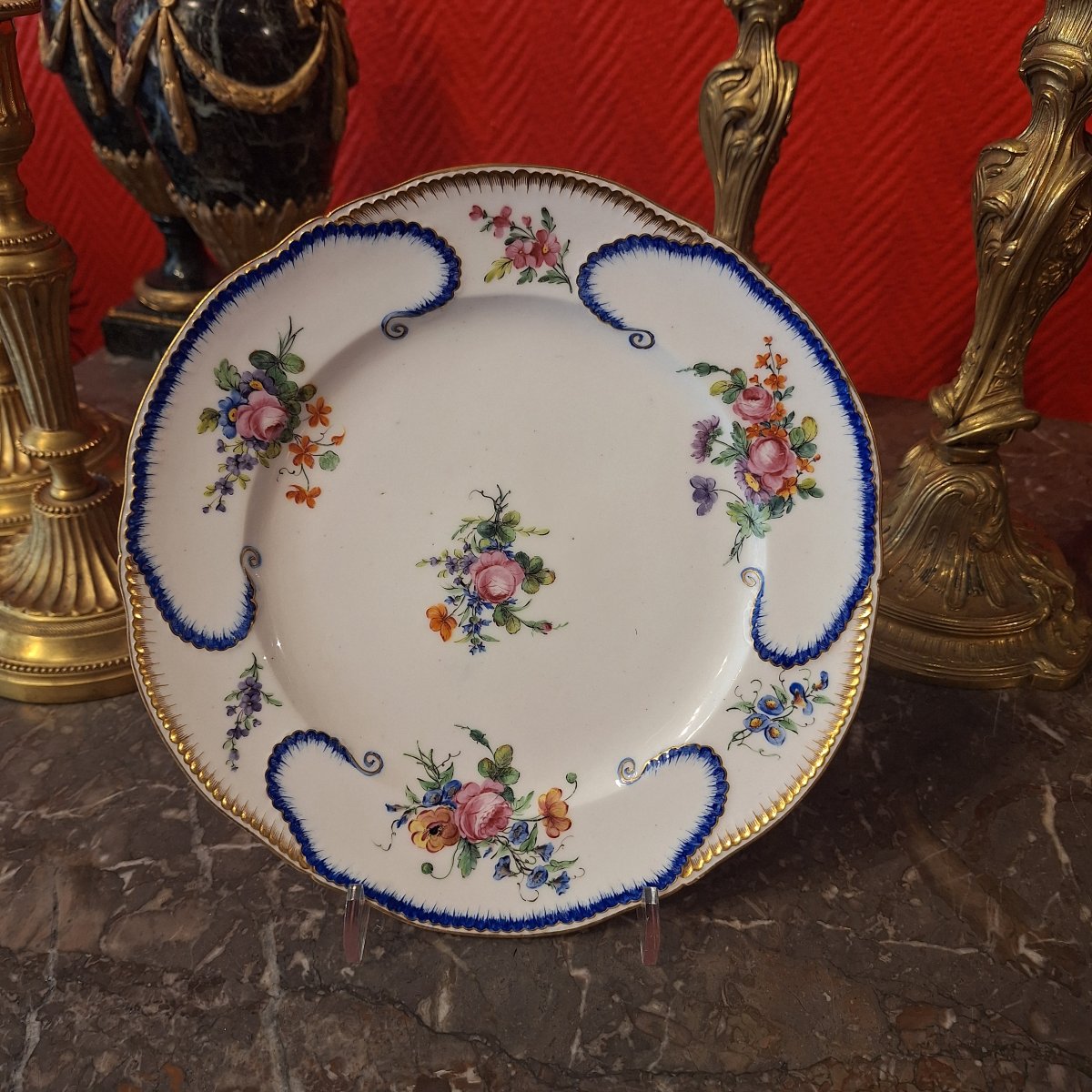 Sèvres — "cabbage Leaf" Plate — Revolutionary Period, Circa 1790