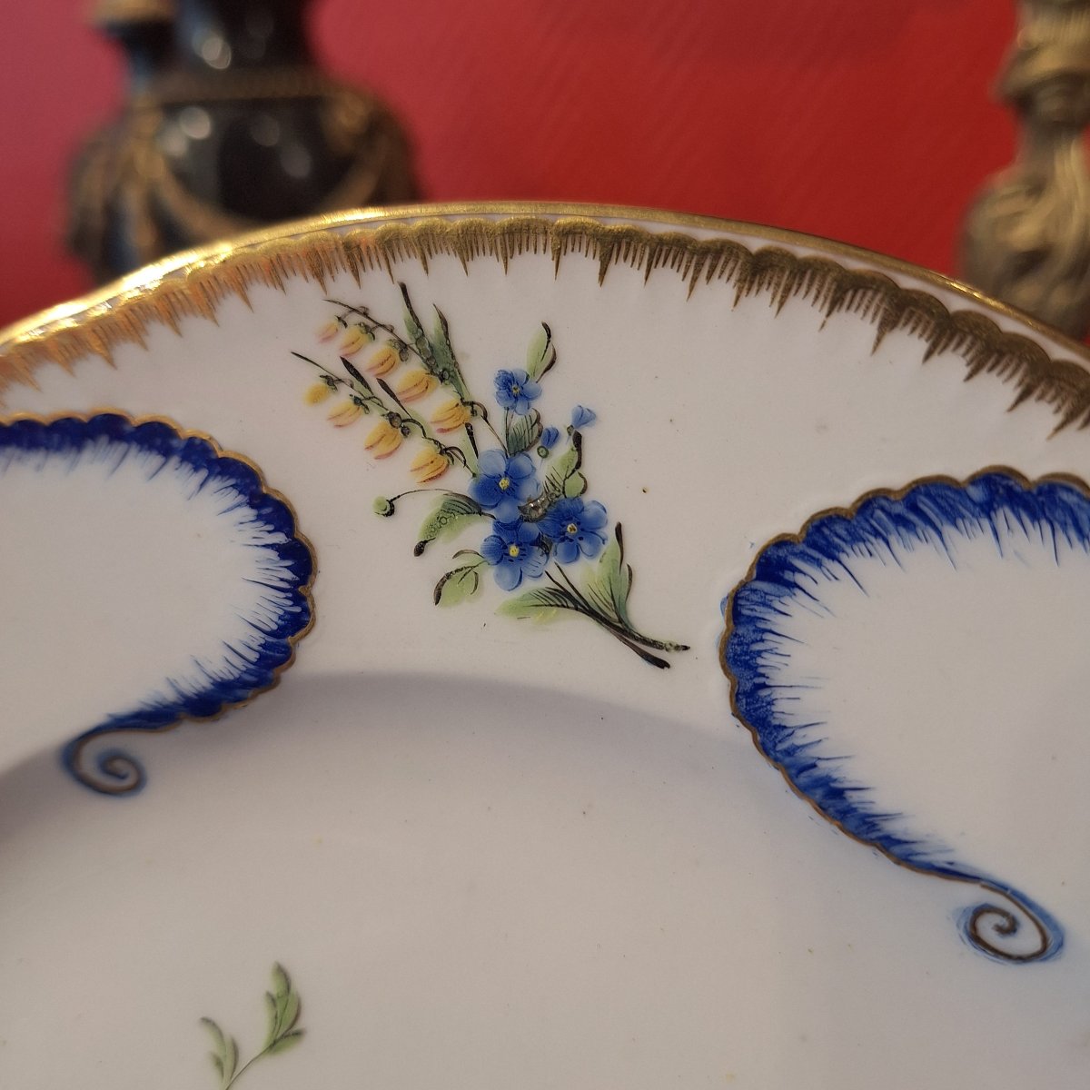 Sèvres — "cabbage Leaf" Plate — Revolutionary Period, Circa 1790-photo-2