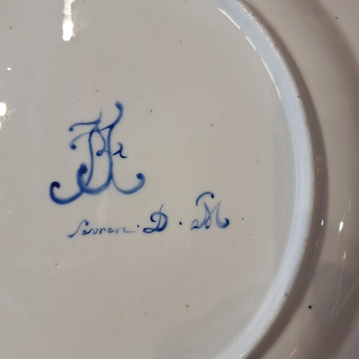 Sèvres — "cabbage Leaf" Plate — Revolutionary Period, Circa 1790-photo-2