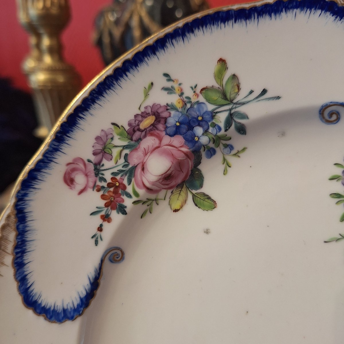 Sèvres — Cabbage Leaf Plate — Revolutionary Period, Circa 1790-photo-2
