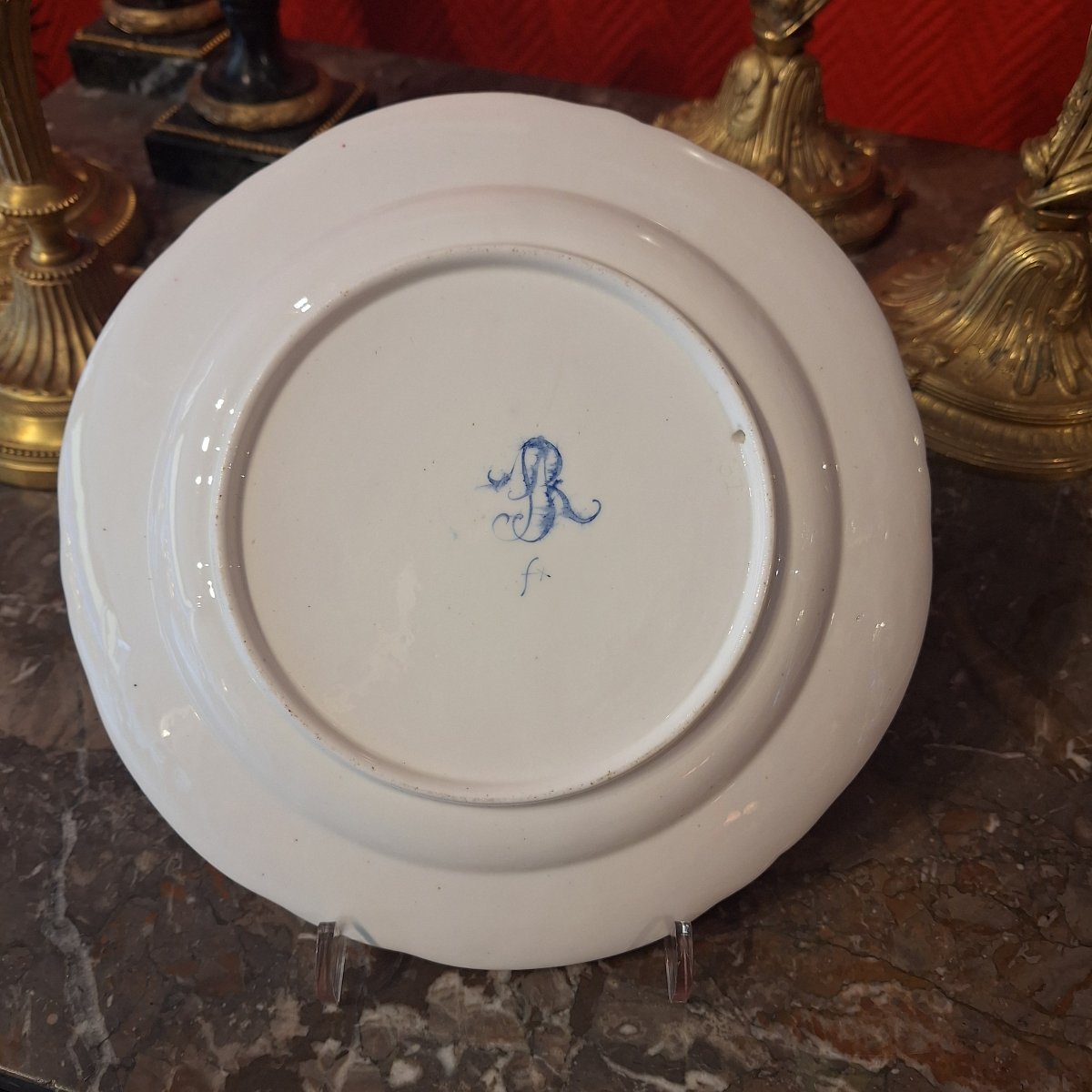 Sèvres — Cabbage Leaf Plate — Revolutionary Period, Circa 1790-photo-4
