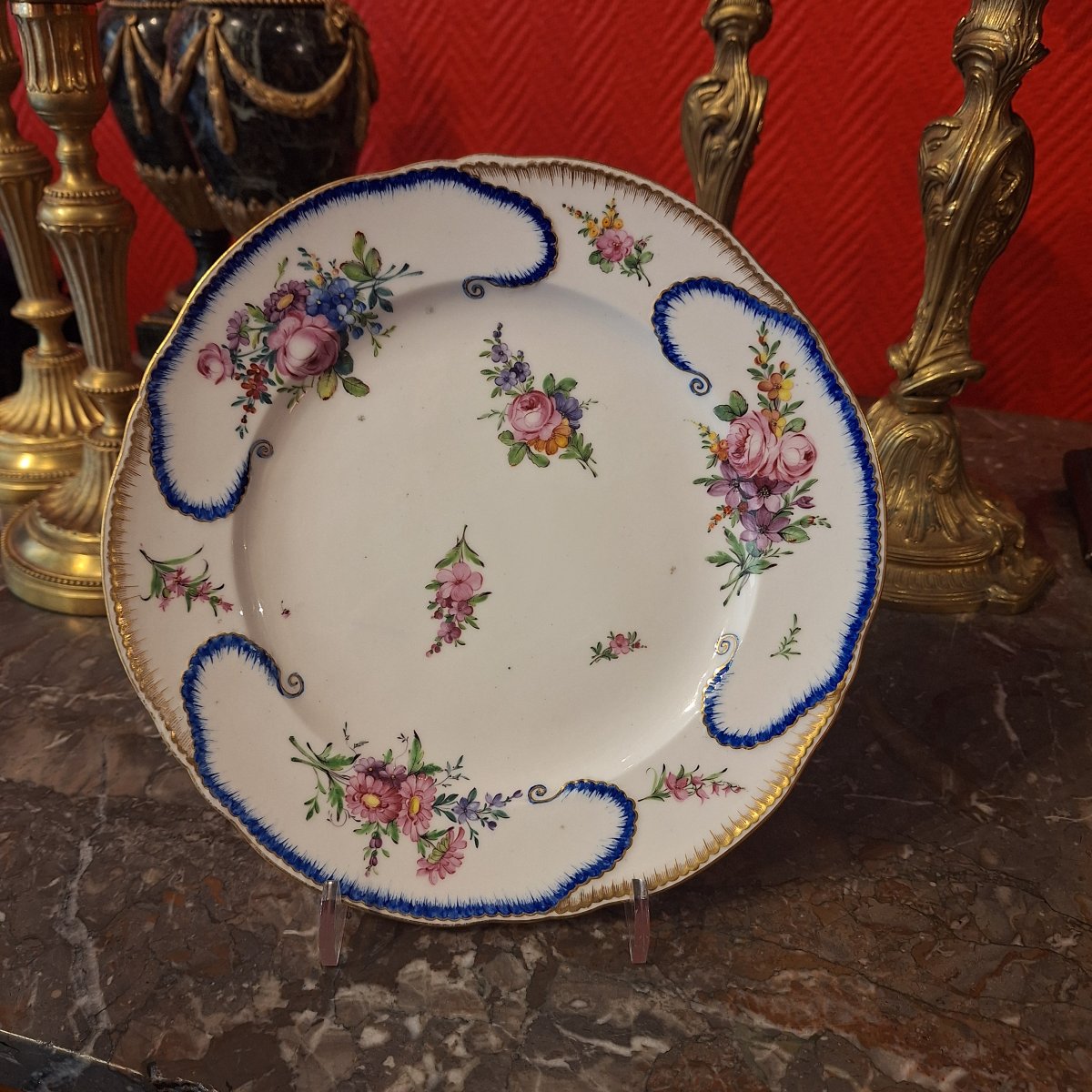Sèvres — Cabbage Leaf Plate — Revolutionary Period, Circa 1790