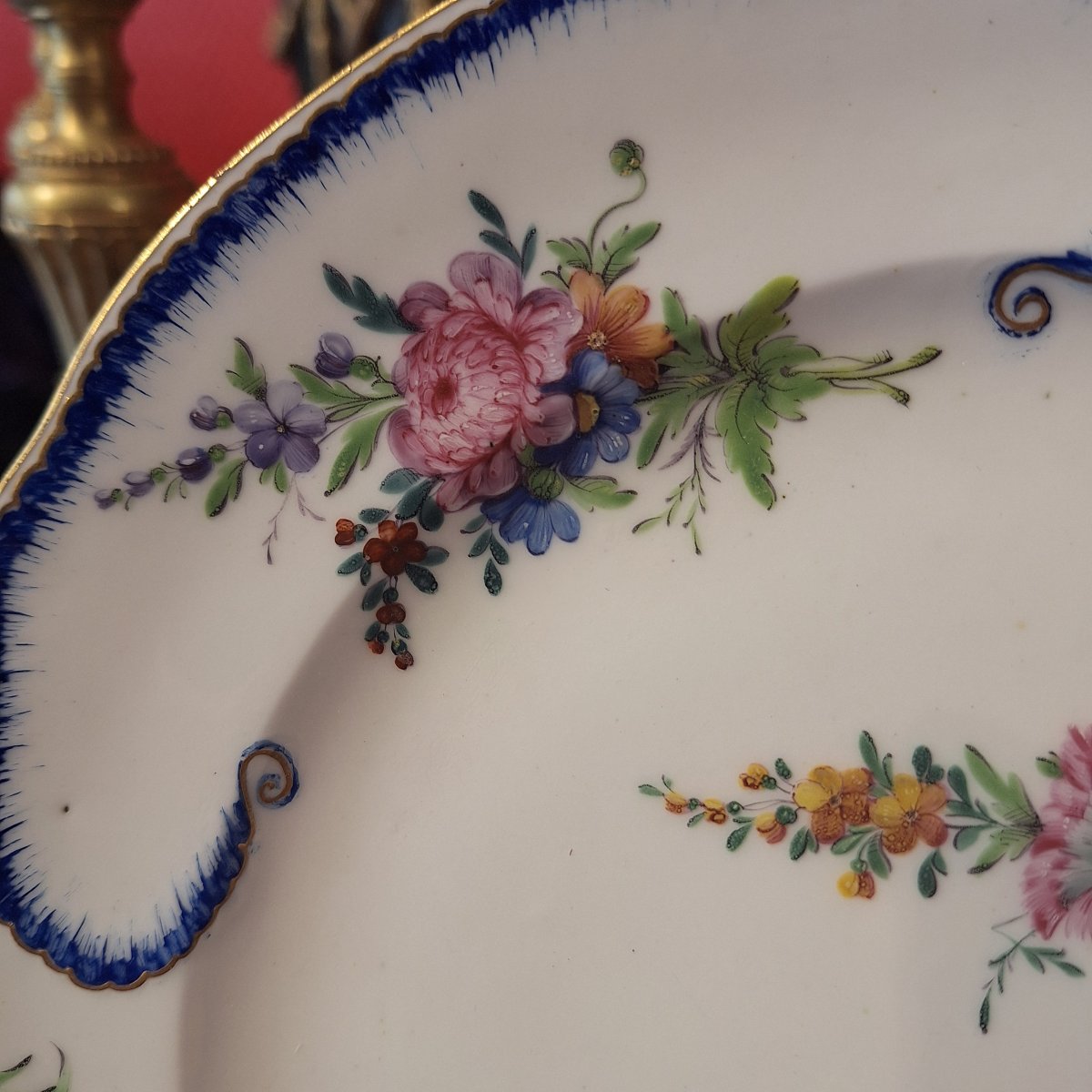 Sèvres — “cabbage Leaf” Plate — Revolutionary Period, Circa 1790-photo-2