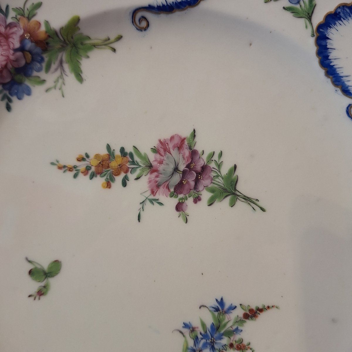 Sèvres — “cabbage Leaf” Plate — Revolutionary Period, Circa 1790-photo-3