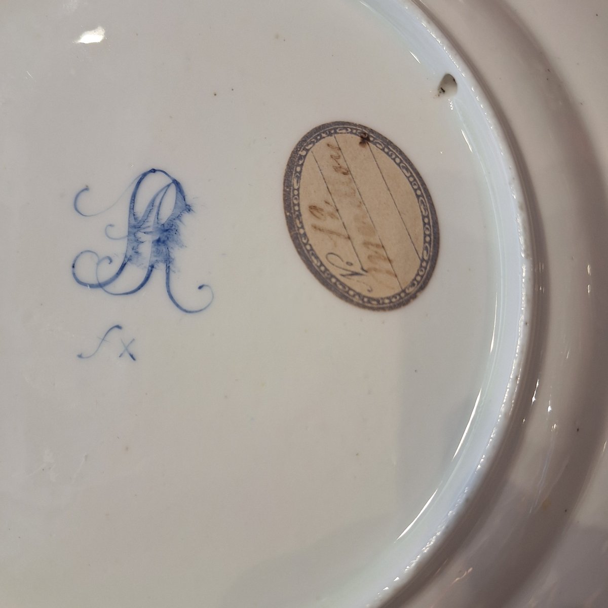 Sèvres — “cabbage Leaf” Plate — Revolutionary Period, Circa 1790-photo-1