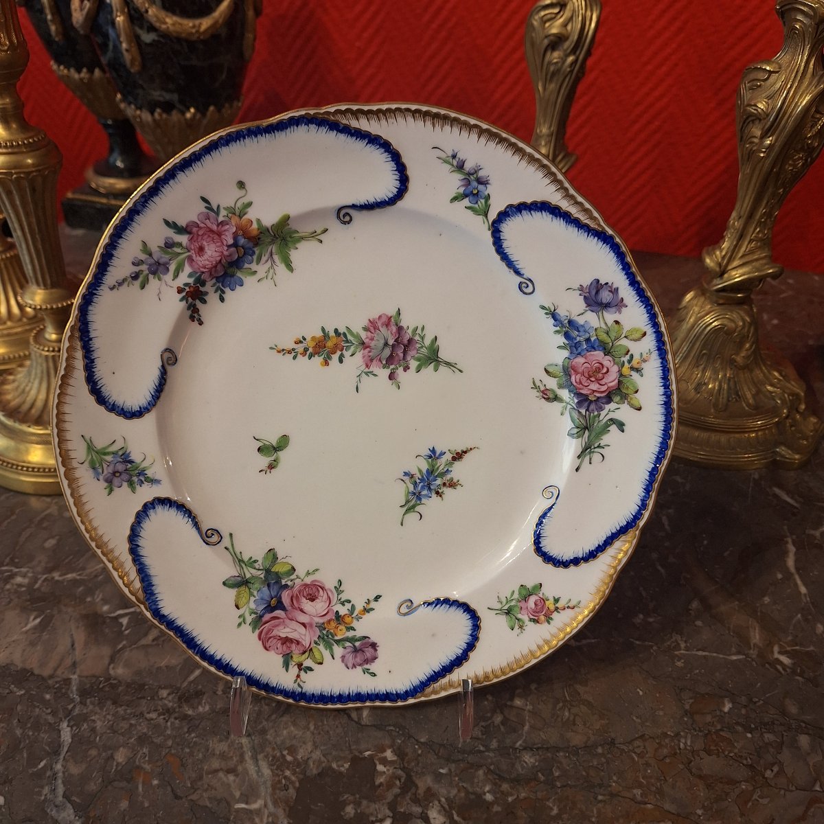 Sèvres — “cabbage Leaf” Plate — Revolutionary Period, Circa 1790
