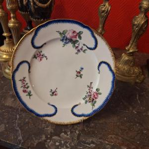 Sèvres — "cabbage Leaf" Plate — Louis XV Period, 1769
