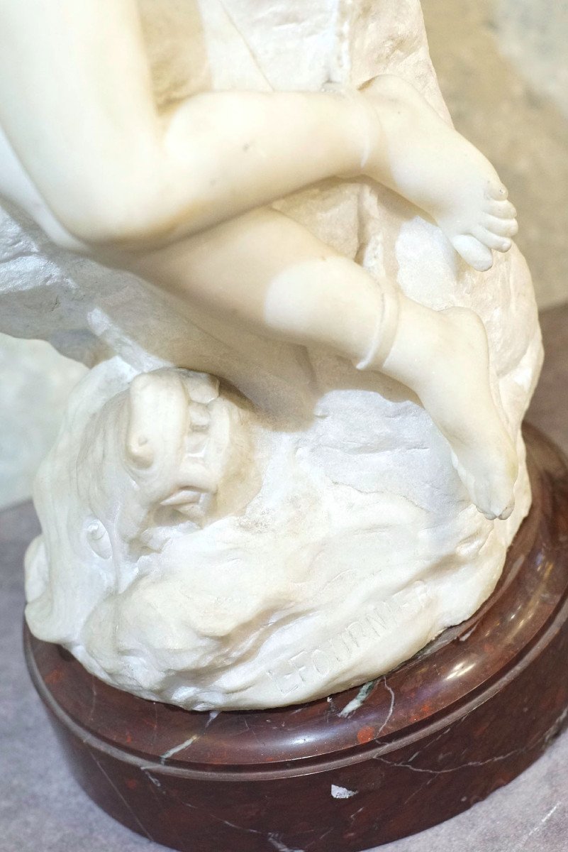 L. FOURNIER, "Andromède" Marbre-photo-2