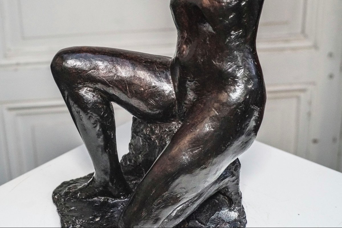 Marie Josèphe BOURRON, Sculpture en bronze-photo-1