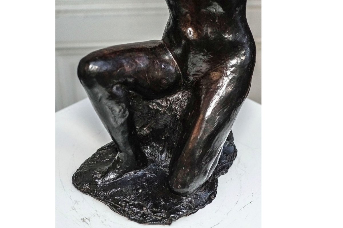 Marie Josèphe BOURRON, Sculpture en bronze-photo-3