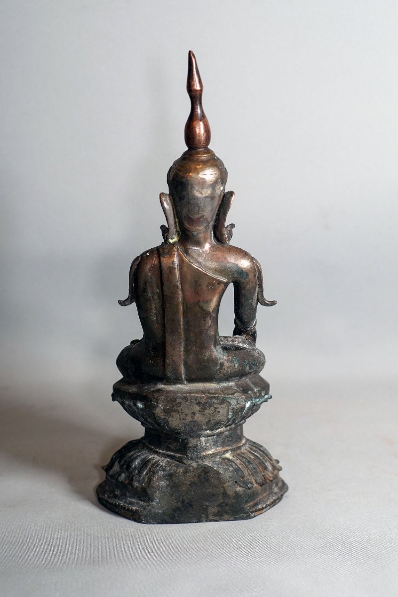 BOUDDHA BRONZE Birmanie, Ava-photo-3