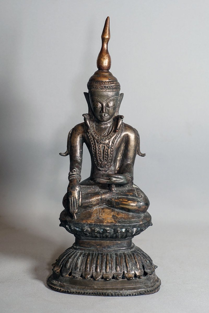 BOUDDHA BRONZE Birmanie, Ava