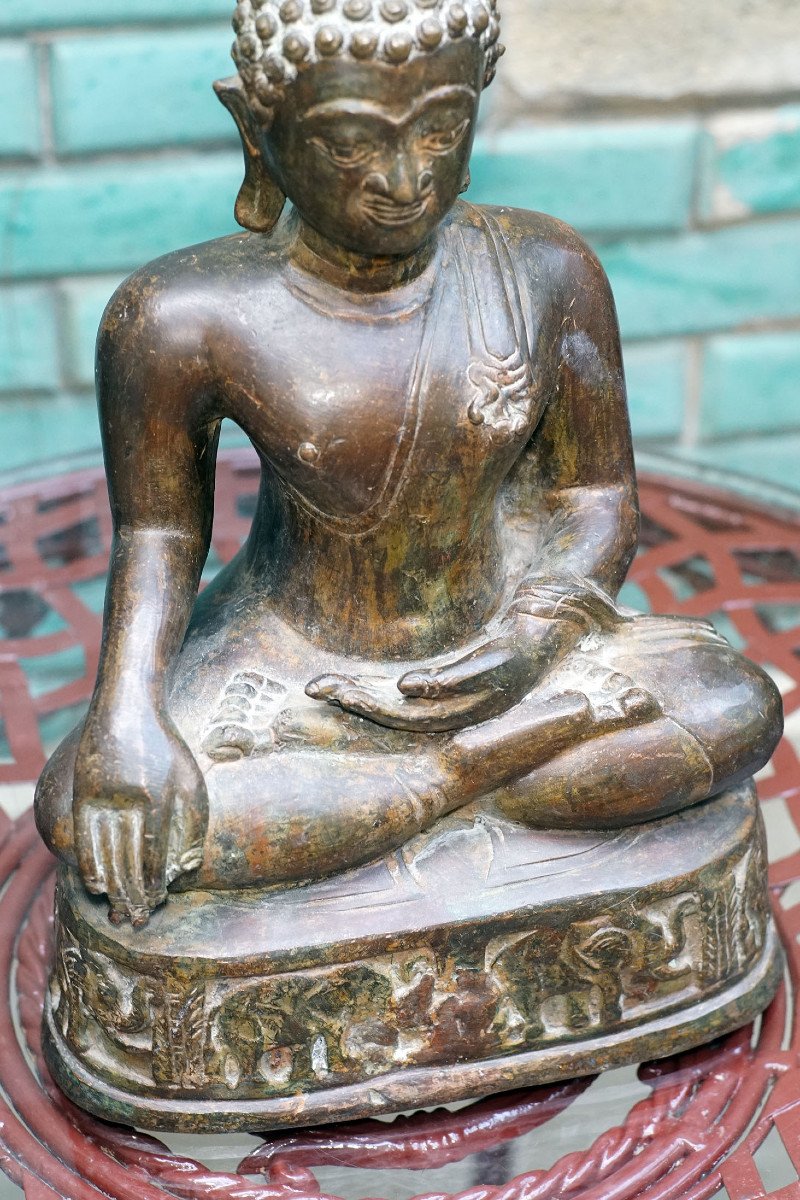 BOUDDHA en bronze, Thaïlande.-photo-5