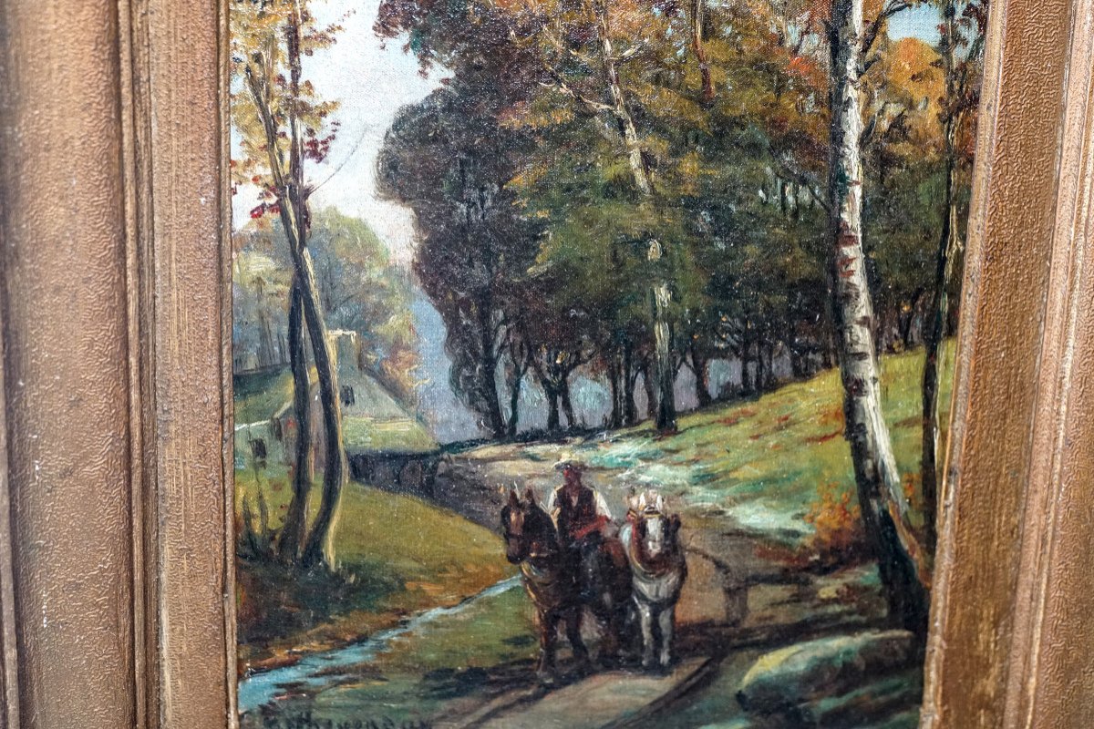 Henry Ethevnaux, 1870-1947, Oil On Canvas-photo-2