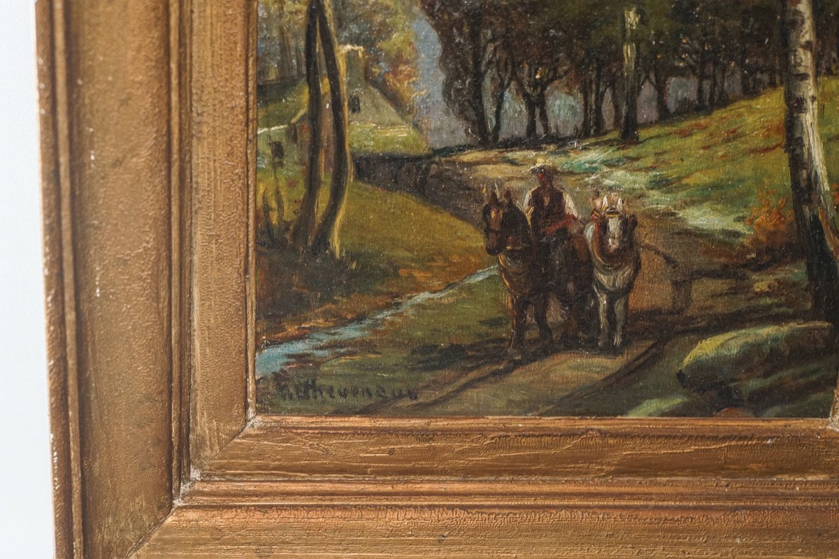 Henry Ethevnaux, 1870-1947, Oil On Canvas-photo-3