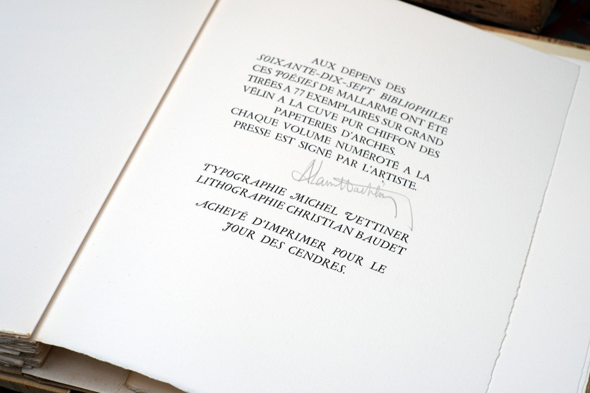 Stéphane Mallarmé, Poetry Original Illustrations By Alain Staehlin-photo-2
