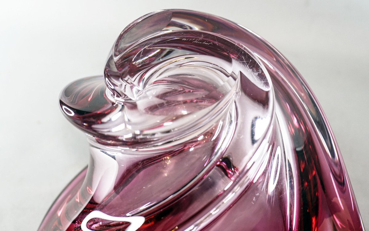 VAL St LAMBERT, Vase,  René Delvenne-photo-3
