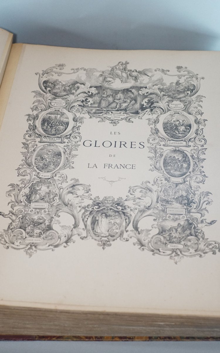 LELIUS, LES GLOIRES DE LA FRANCE, Plus beaux tableaux du Musée de Versailles. 1868-photo-3