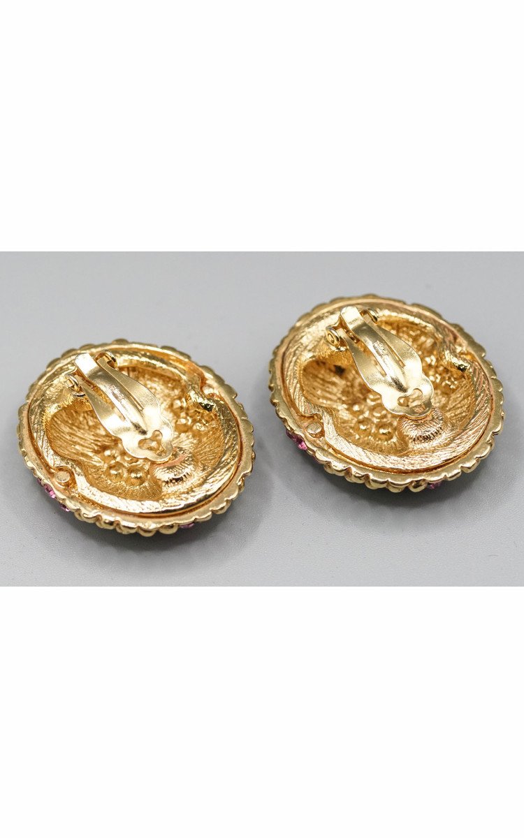 Boucles d'oreilles YVES SAINT LAURENT-photo-2