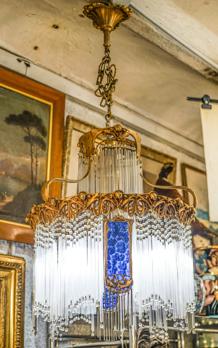 Sofar House, Art Nouveau Chandelier